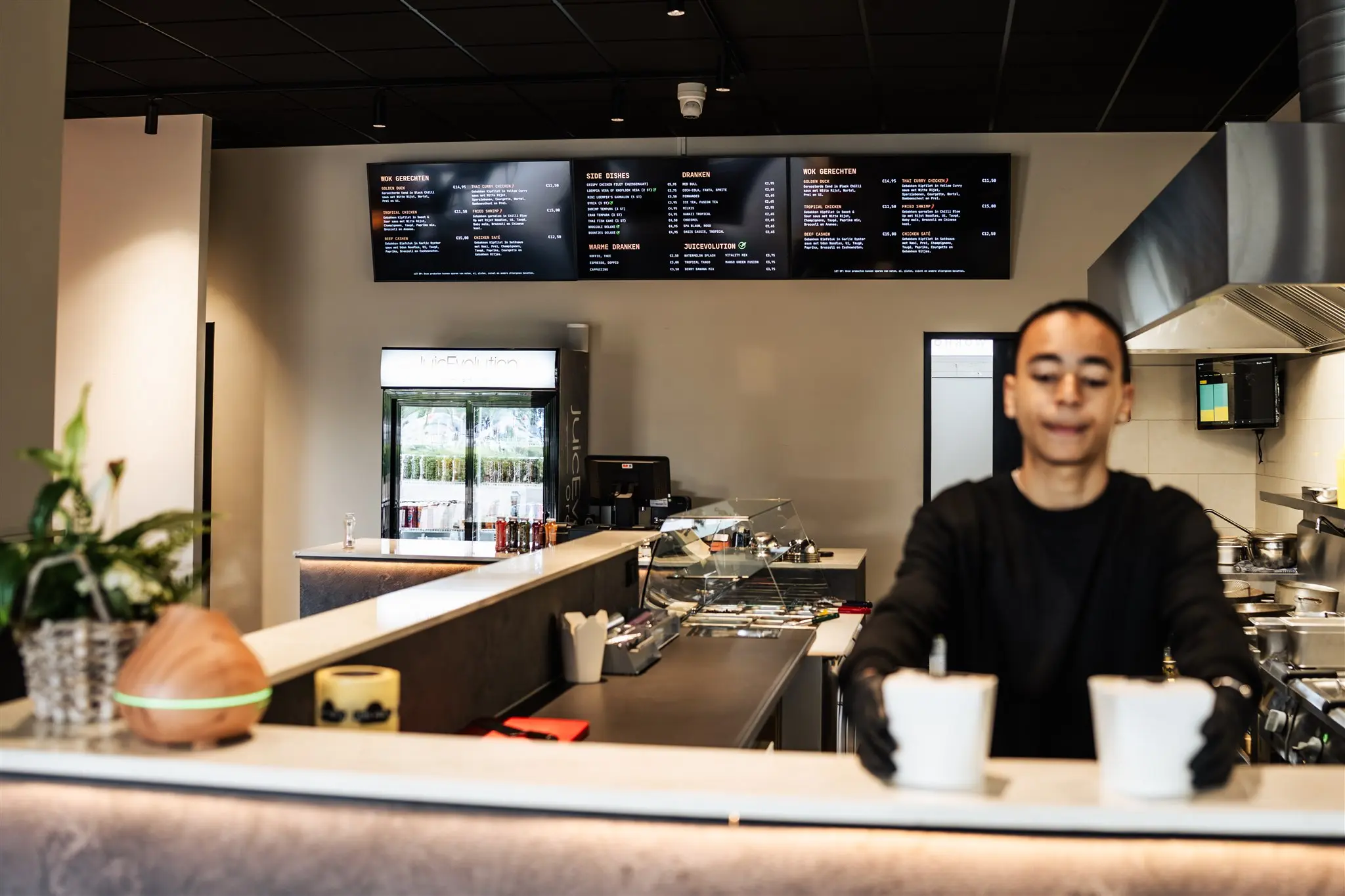 Digitale menu borden met digitale prijslijst